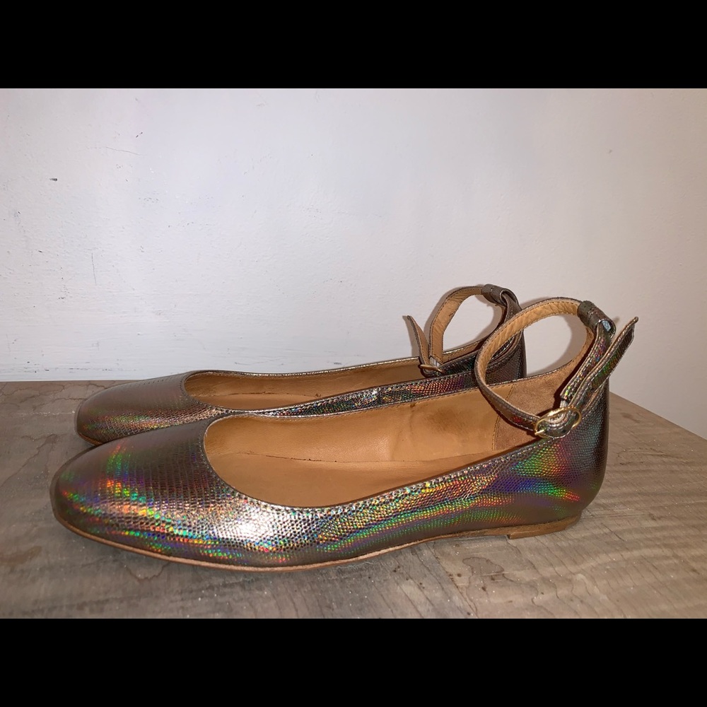 Isabel Marant Lili Ballerinas in silver